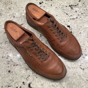 MEPHISTO Men’s Tan Sueded Leather Sneaker 10.5